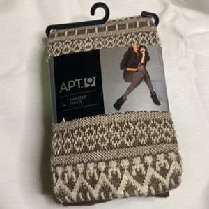 Brand New APT.9 Sweater Tights Size Large